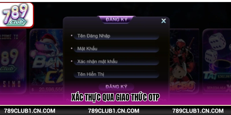 Kiểm tra danh tính bằng mã xác nhận OTP